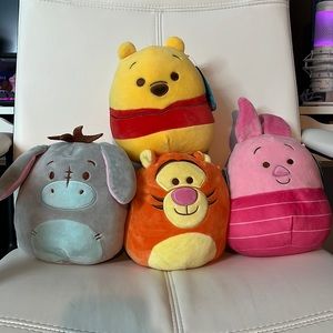 BNWT 7” Winnie the Pooh Squishmallow Set